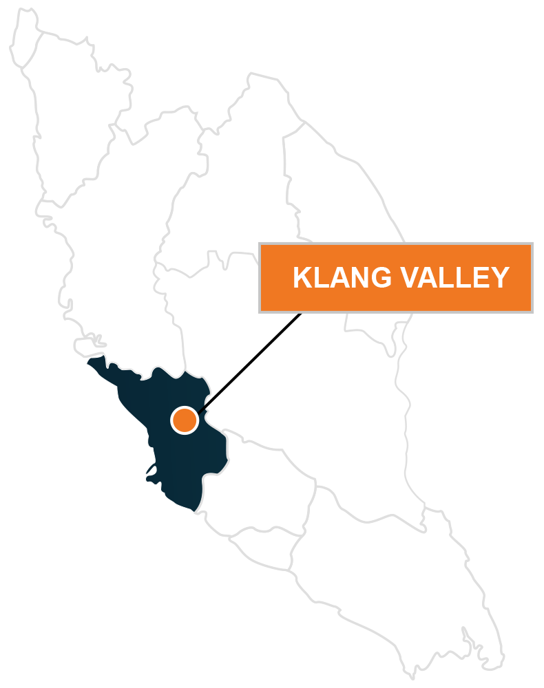 Klang Valley service coverage map